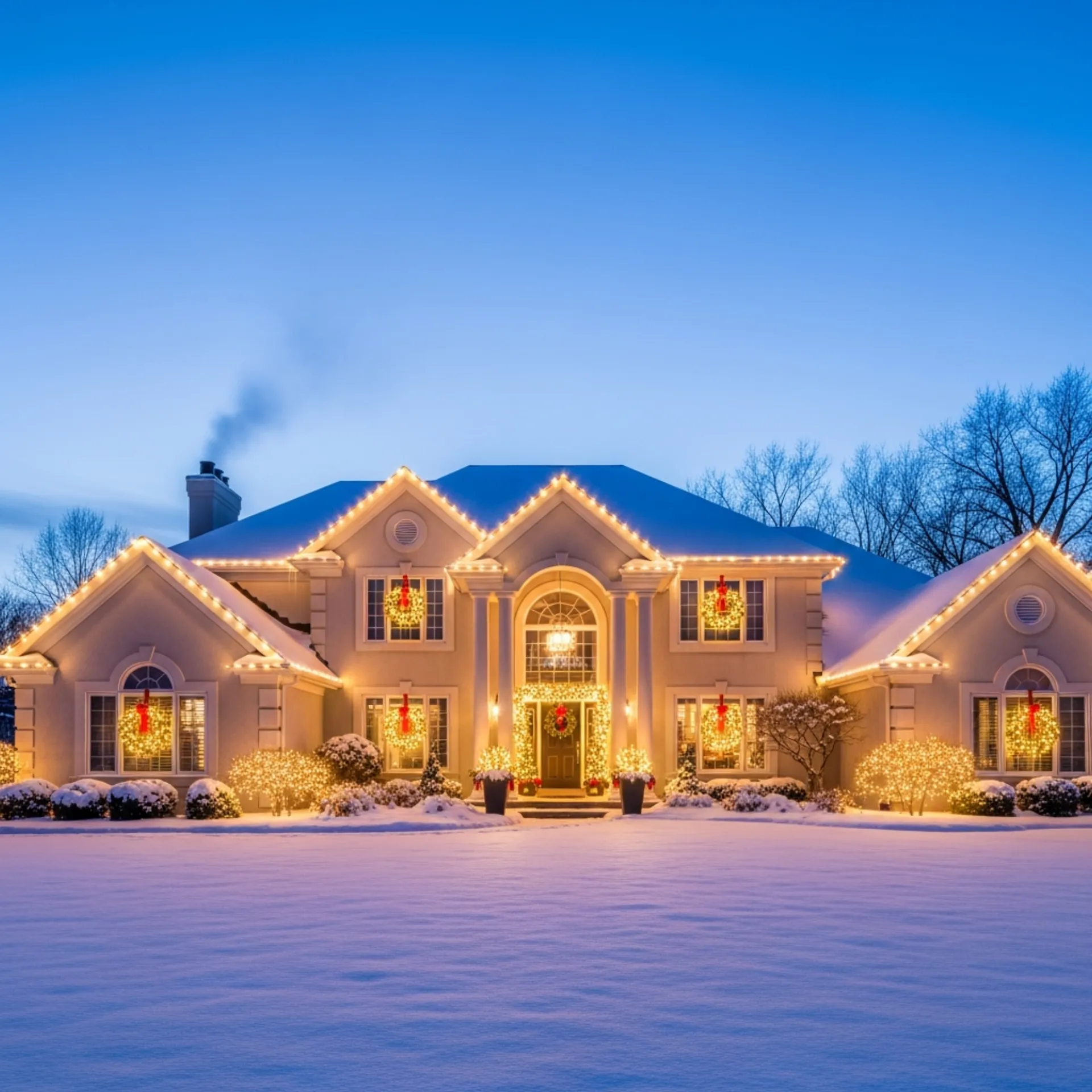Christmas lights in Meridian, Idaho